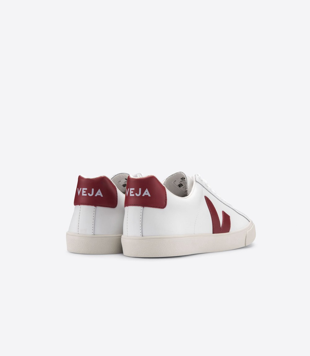 Tenis Veja Mujer - Esplar Cuero - Blancos - 394XJPKMI